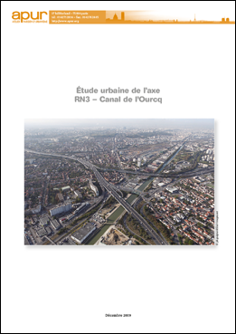 Couverture - Étude urbaine de l'axe RN3 - Canal de l'Ourcq © Apur