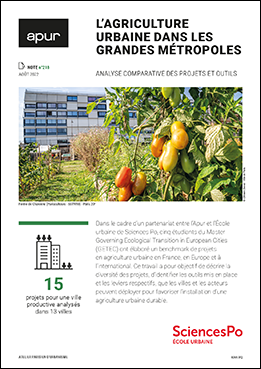 L'agriculture urbaine dans les grandes métropoles ©Apur