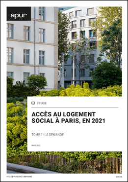 Couverture - Accès au logement social à Paris en 2021 © Apur