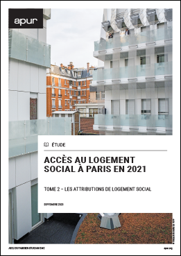 Couverture - Accès au logement social à Paris en 2021 - Tome 2 © Apur