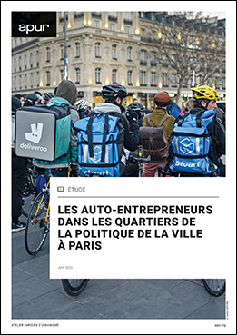 Couverture - Les auto-entrepreneurs dans les quartiers de la politique de la ville à Paris © Apur