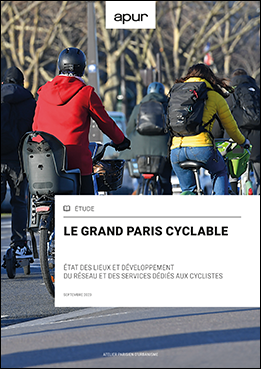 Couverture - Le Grand Paris cyclable - État des lieux et projets à horizon 2030 © Apur