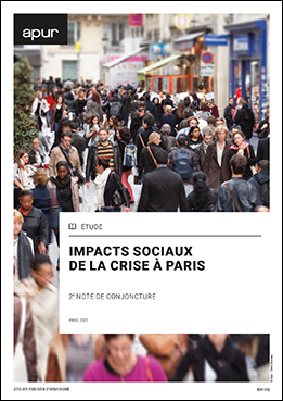 Couverture - Impacts sociaux de la crise - 2e note de conjoncture © Apur