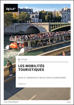 Les mobilités touristiques - Bilan et tendances à Paris et dans le Grand Paris – Couverture © Apur - Jean-Christophe Bonijol