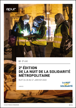 Couverture - 2e édition de la Nuit de la Solidarité Métropolitaine - Nuit du 26 au 27 janvier 2023 © Apur