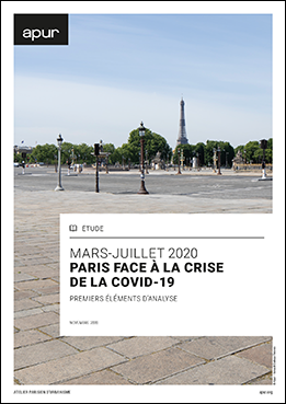 Couverture - Mars - juillet 2020, Paris face à la crise de la COVID-19 © Apur