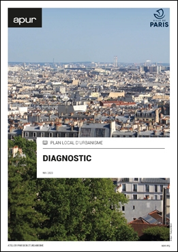 Couverture - Diagnostic du PLU bioclimatique  parisien © Apur - François Mohrt
