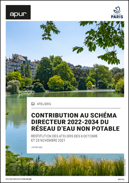Couverture - Contribution au schéma directeur 2022-2034 du réseau d'eau non potable 