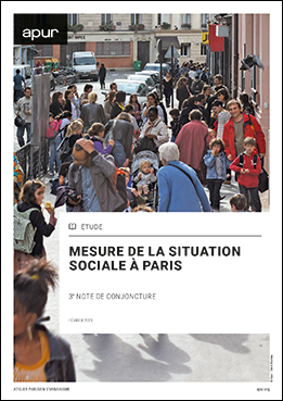 Couverture - Mesure de la situation sociale à Paris – 3e note de conjoncture