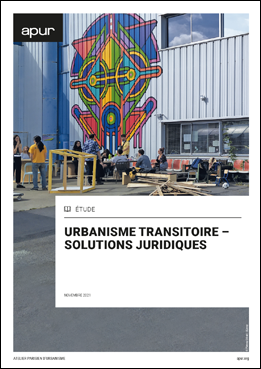Couverture - Urbanisme transitoire - Solutions juridiques © Apur