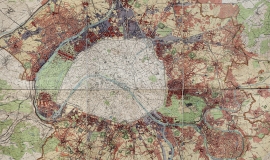 map of the Seine Department 1921 © Direction de l’Extension de Paris