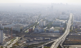 Pollution sur Paris et banlieue © ph.guignard@air-images.net