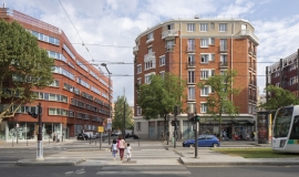 Boulevard Masséna : HBM et résidence sociale (13e arr.) © Apur - Arnauld Duboys Fresney