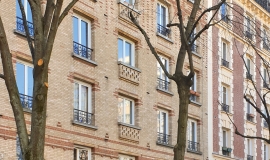 Immeuble présentant un risque de dégradation de son bâti dans le 20e arrondissement © Apur