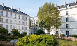 Salamander residence rehabilitated, courtyard side - Paris 20th - 2022