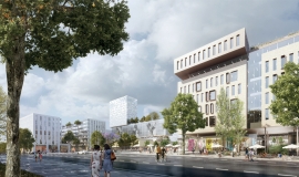 Projet du quartier de gare des Ardoines, Vitry-sur-Seine © Société du Grand Paris – Valode et Pistre - Gaëtan Le Penhuel Architectes