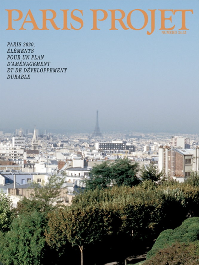 Couverture du Paris Projet n°34-35