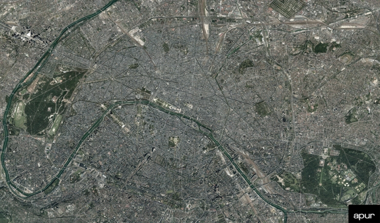 Paris, vue du ciel © photo aérienne - 2015 Aérodata