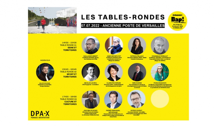 © Biennale d'architecture et de paysage Île de France - Les tables-rondes
