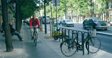 Boulevard Magenta - aménagement de l'espace public, piste cyclable