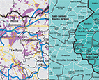 Regroupements intercommunaux de l'agglomération parisienne au 1er janvier 2016