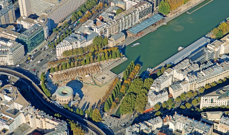 Vue sur le bassin de la Villette © ph.guignard@air-images.net
