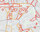 Neighbourhoods of the Paris City urban cohesion policy