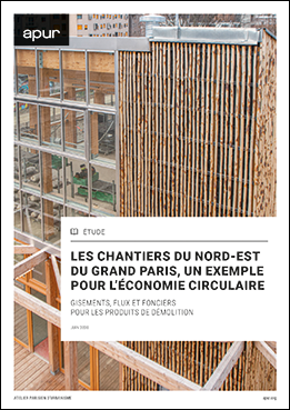 Couverture - Les chantiers du Nord-Est du Grand Paris, un exemple pour l’économie circulaire © Apur