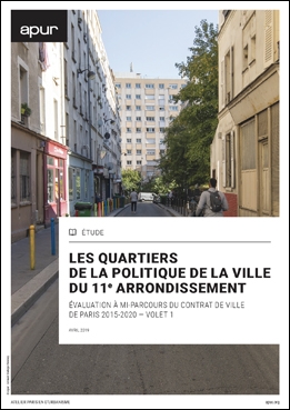 couverture – Les quartiers de la politique de la ville du 11e arrondissement © Apur