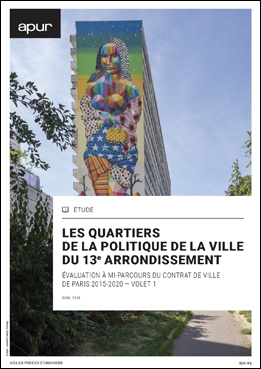 couverture – Les quartiers de la politique de la ville du 13e arrondissement © Apur