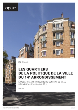 couverture – Les quartiers de la politique de la ville du 14e arrondissement © Apur