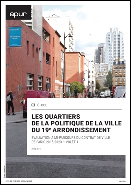 couverture – Les quartiers de la politique de la ville du 19e arrondissement © Apur